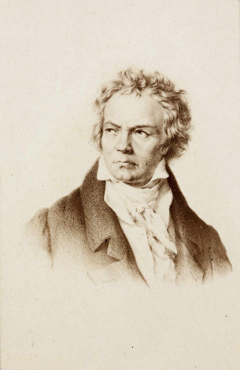 Portrait de Ludwig van Beethoven - Unknown photographer