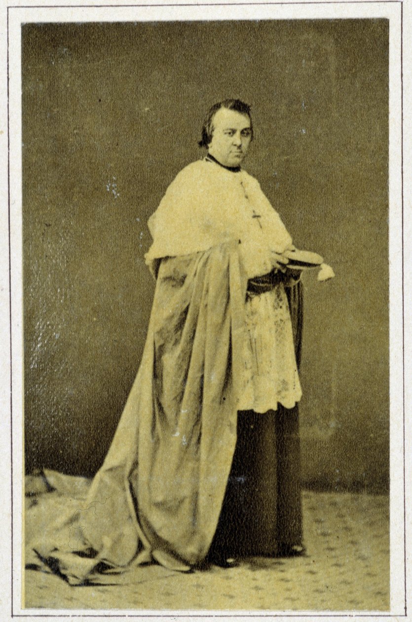 Portrait de Monseigneur Lavigerie (1825 - 1892) en 1869 - Unknown photographer