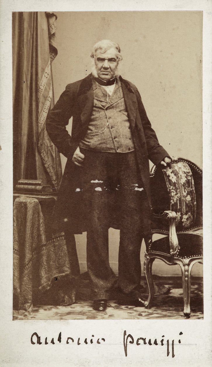 Portrait du sénateur Antonio Panizzi (1797-1879) Directeur de la Bibliothèque du British Museum - Unknown photographer
