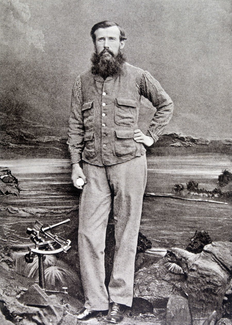 Portrait de Speke, explorateur britannique (1827 - 1864) - Unknown photographer
