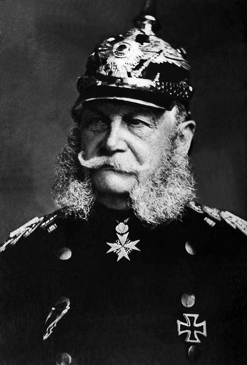 Portrait de Guillaume Ier (1797-1888), roi de Prusse de 1861 à 1888, devenu empereur d