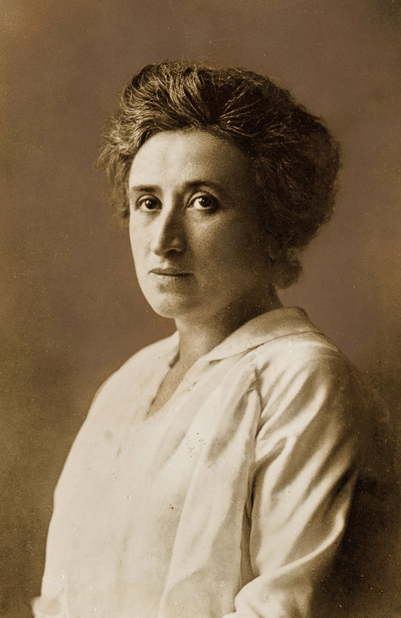 Rosa Luxemburg, vers 1911 (impression sépia) - Unknown photographer