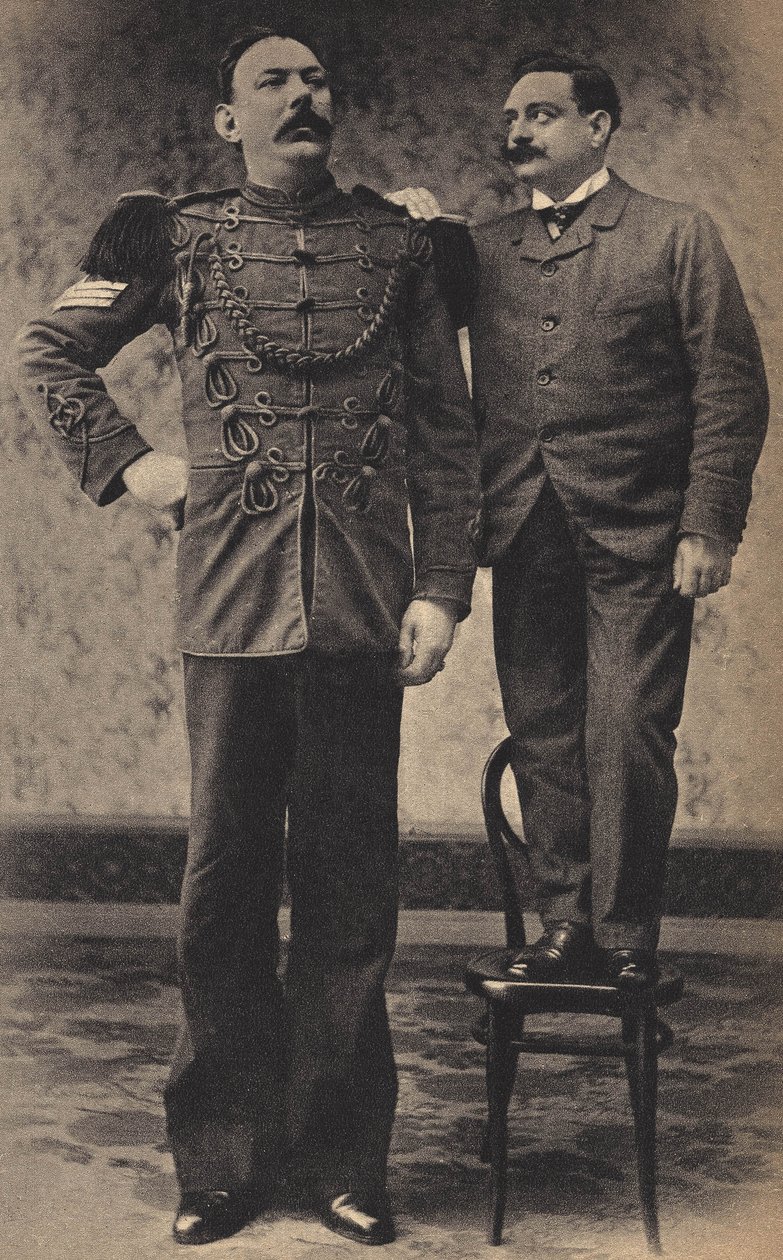 Les Monstres, le Géant. Photographie, fin du 19e siècle, Paris. - Unknown photographer