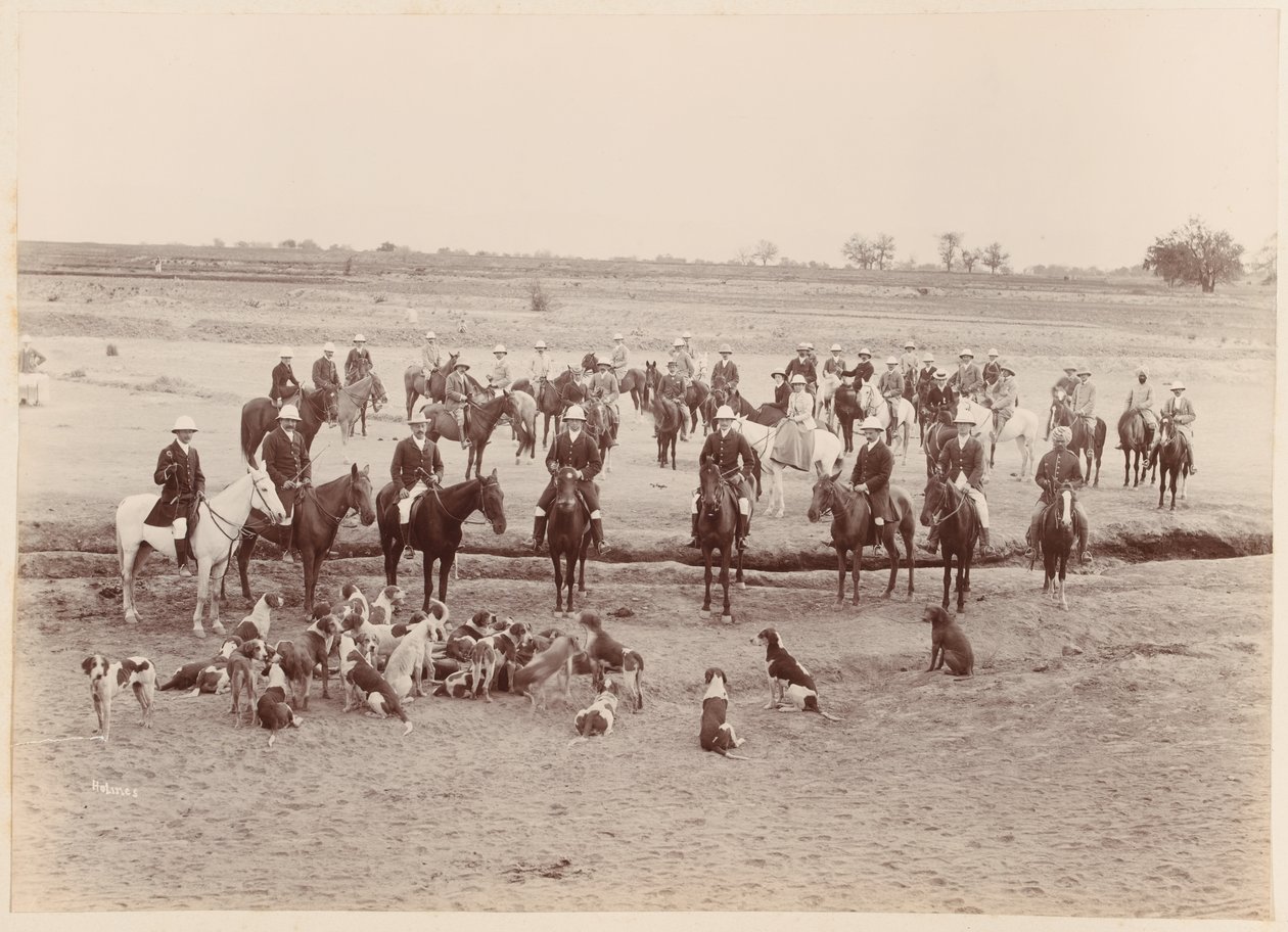 La chasse de la vallée de Peshawar, 1896 - Unknown photographer