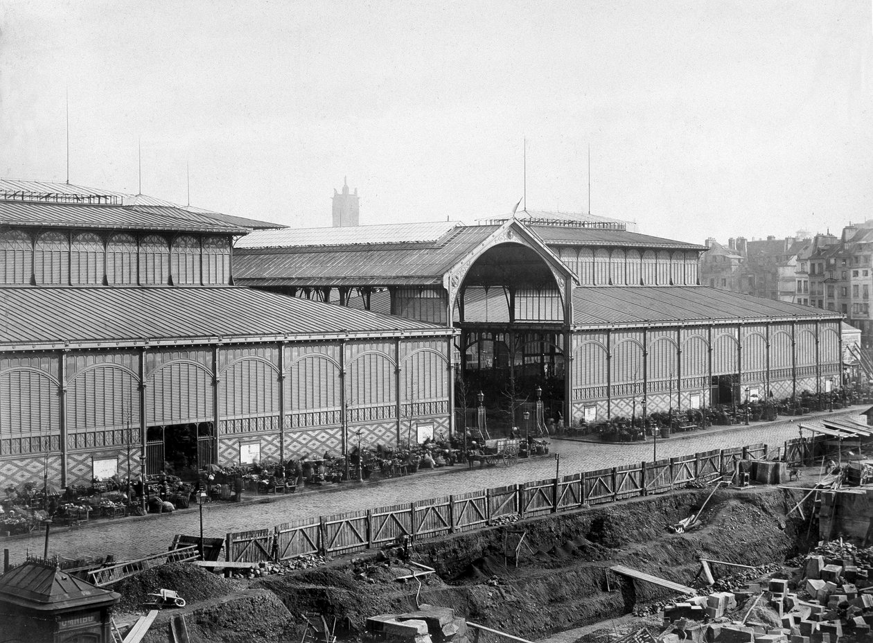 Le marché central de Paris (pavillons Balard), fin du XIXe siècle - Unknown photographer