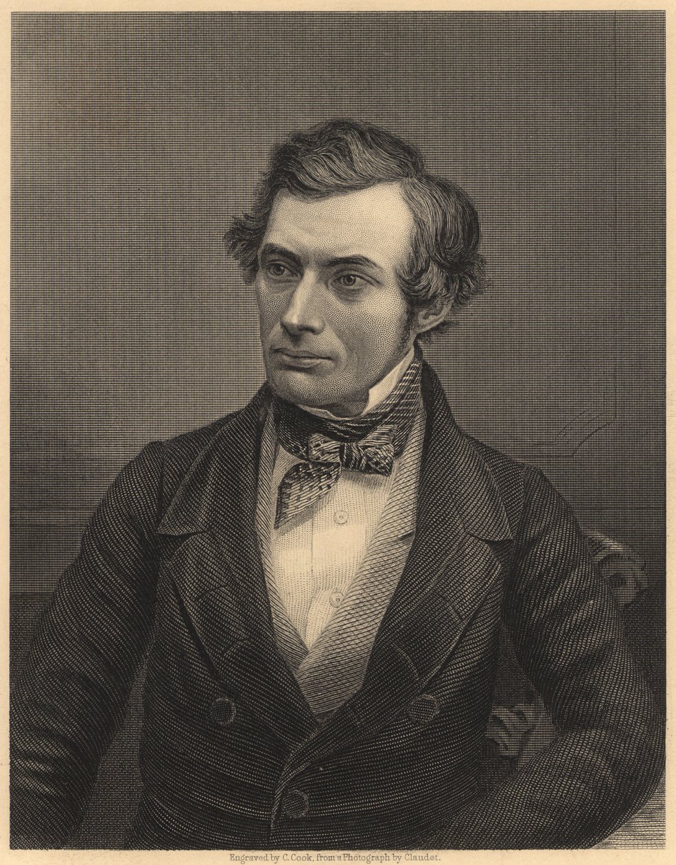 Thomas Graham (1805-1869) chimiste écossais qui a jeté les bases de la chimie physique, vers 1860 - Unknown photographer