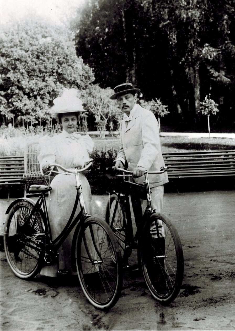 Vladimir Dmitrievich Nabokov (1870-1922) et Elena Ivanovna Rukavishnikova (1876-1939) - Unknown photographer