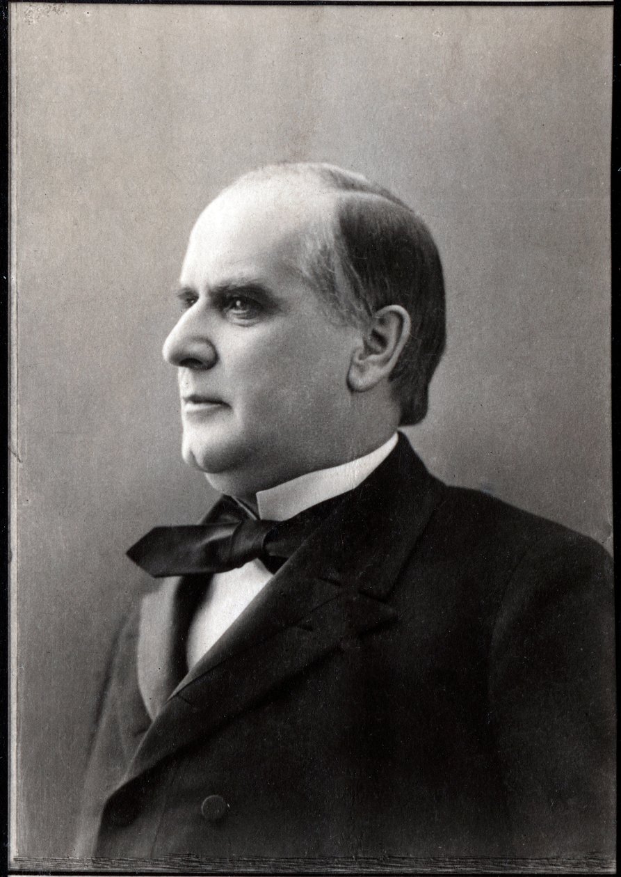 WILLIAM McKinley (1843-1901), 25ème président des États-Unis - Portrait de William McKinley - Unknown photographer
