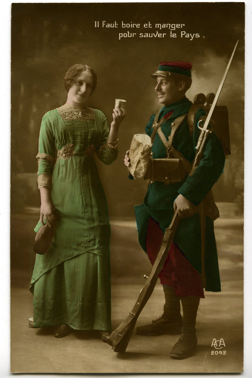 Guerre 1914 - 1918 (14-18) : carte postale d