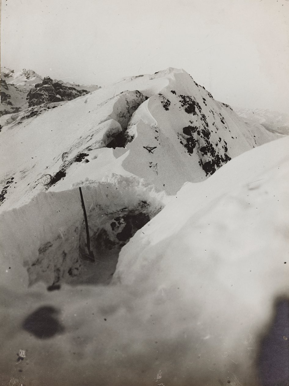 Première Guerre mondiale : paysage de montagne - Unknown photographer