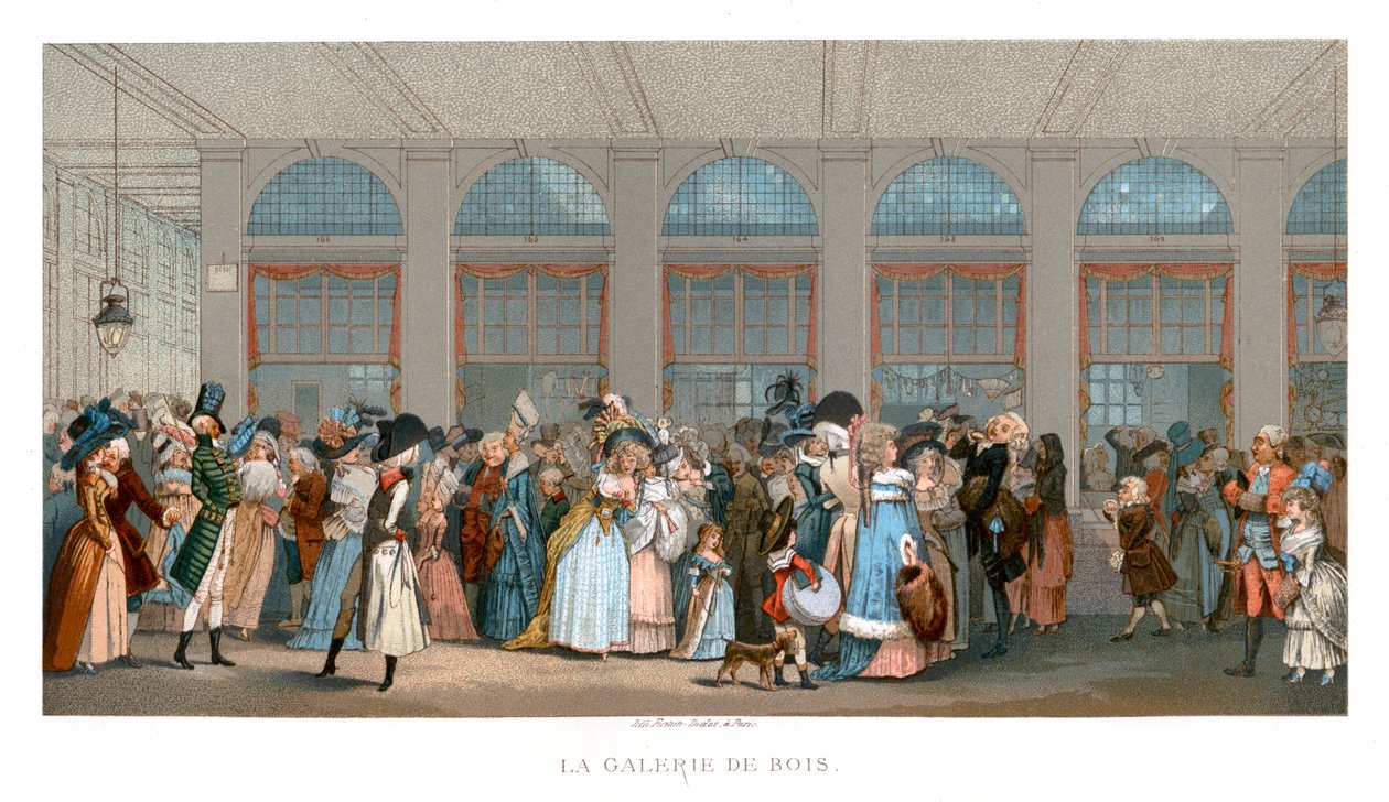 La Galerie de Bois, Paris, 1787, 1885 - Urrabieta
