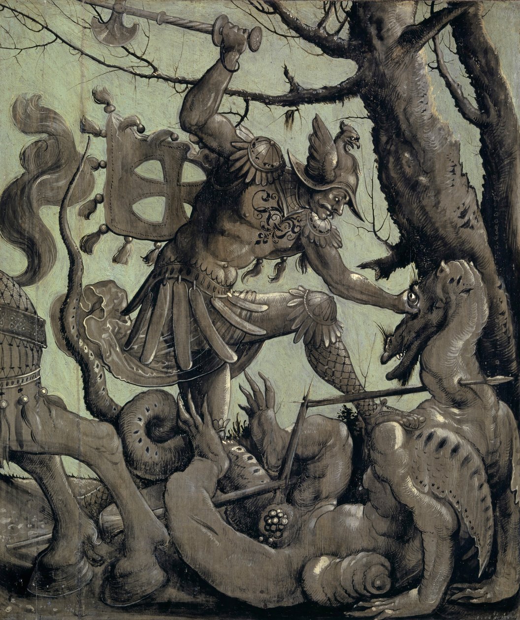 Saint Georges combattant le dragon, vers 1520 - Urs Graf