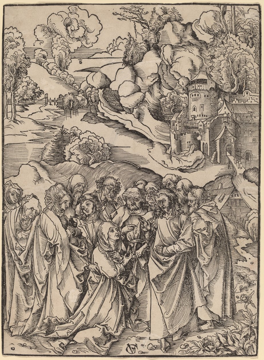 Christ et les apôtres et les saintes femmes - Urs Graf I