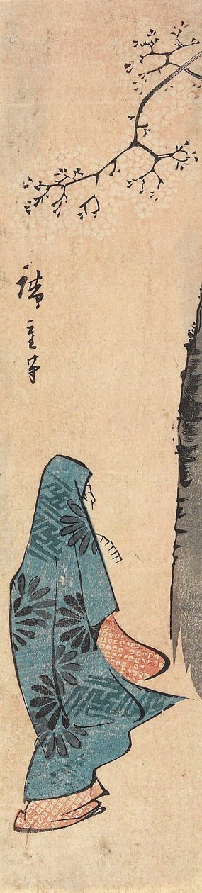 Contemplation des fleurs de cerisier - Utagawa Hiroshige