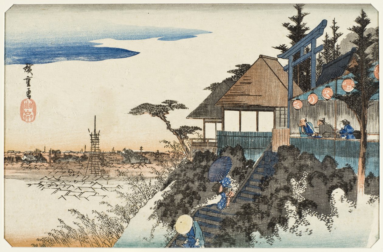 Versant est du sanctuaire de Kanda Myōjin - Utagawa Hiroshige