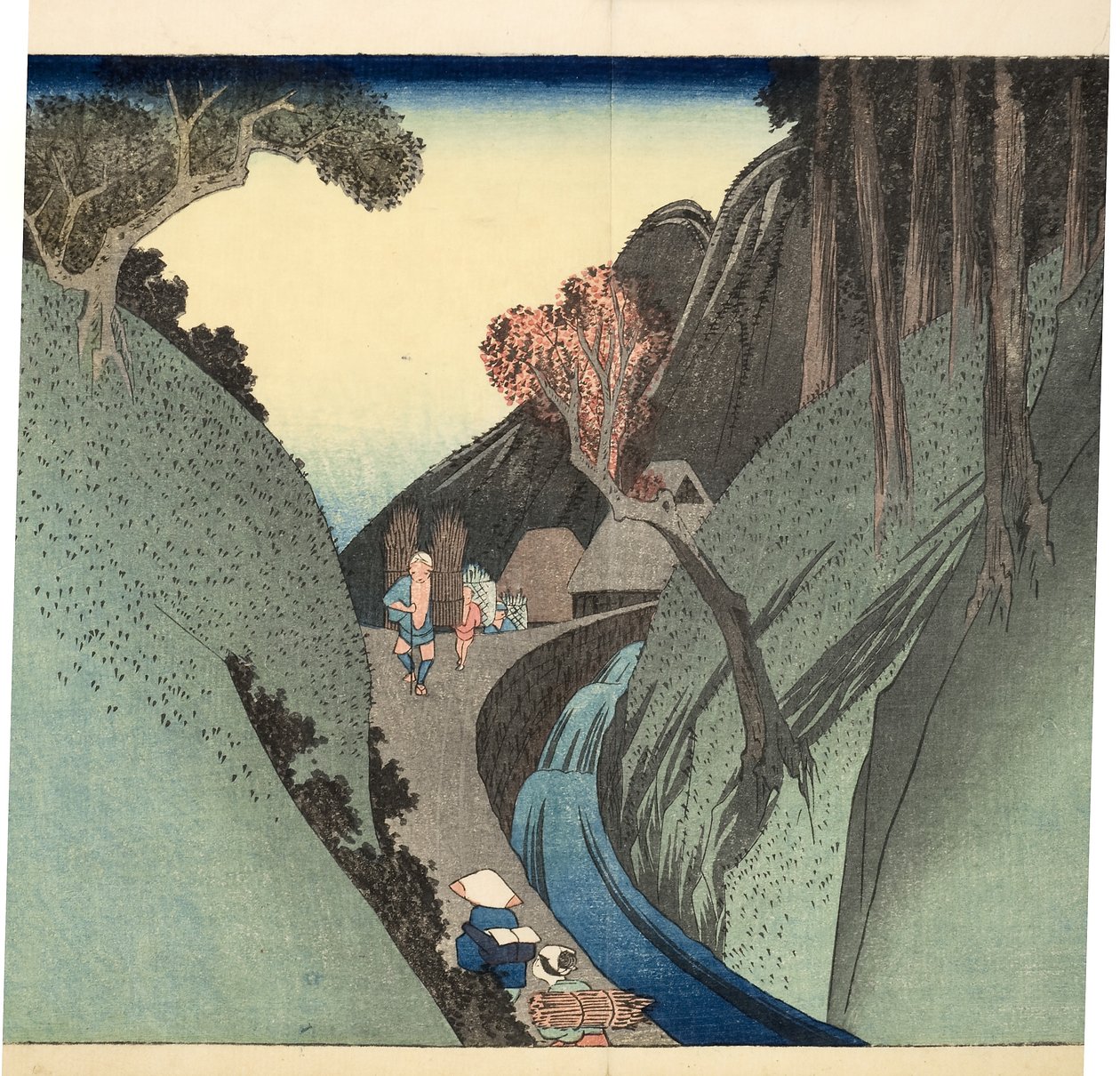 Okabe : Montagne Utsu, vers 1832-33 - Utagawa Hiroshige