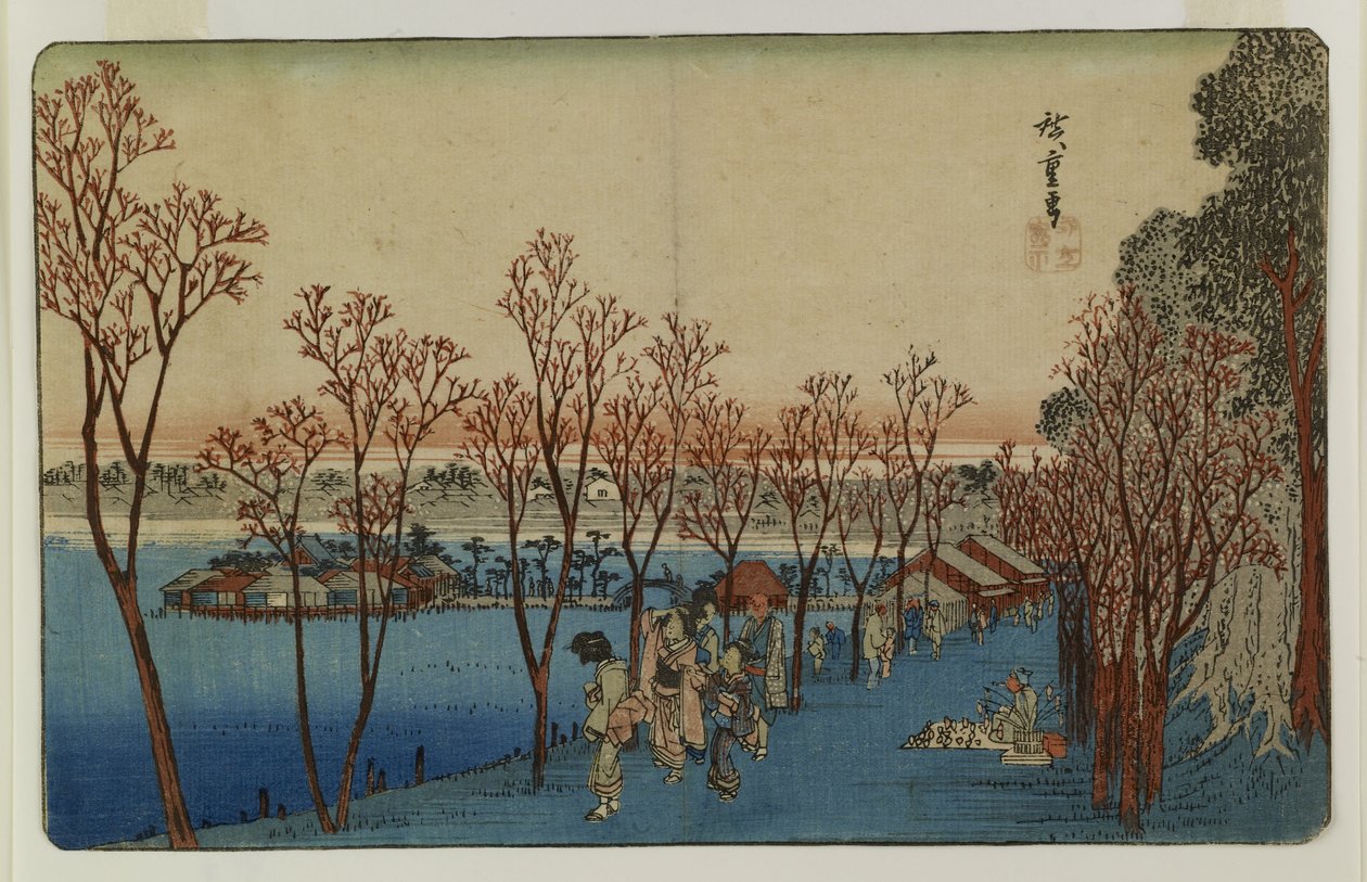 Étang de Shinobazu à Ueno - Utagawa Hiroshige