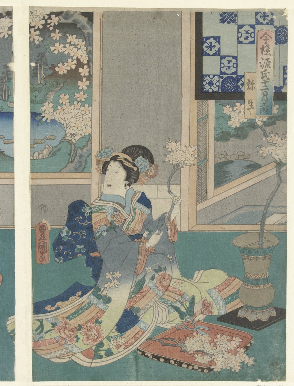 Le troisième mois - Utagawa Kunisada (I)
