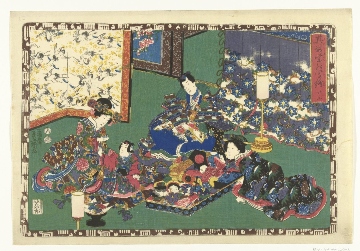 Chapitre 23 (Images fidèles du Prince Éclatant) - Utagawa Kunisada (I)