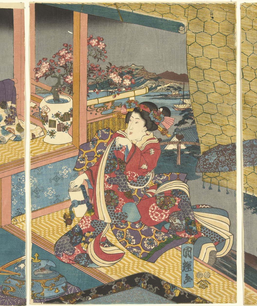 Fleurs - Utagawa Kuniteru