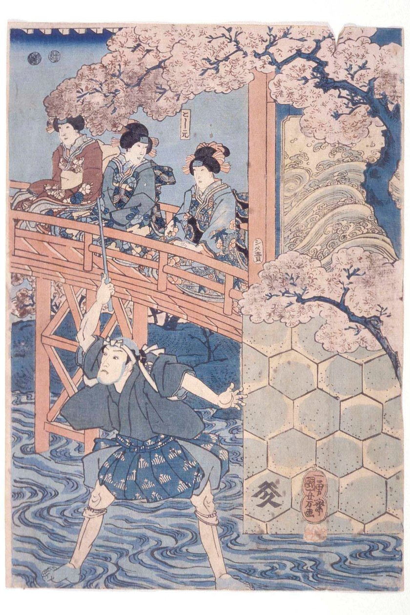 Bandō Hikosaburō IV dans le rôle d