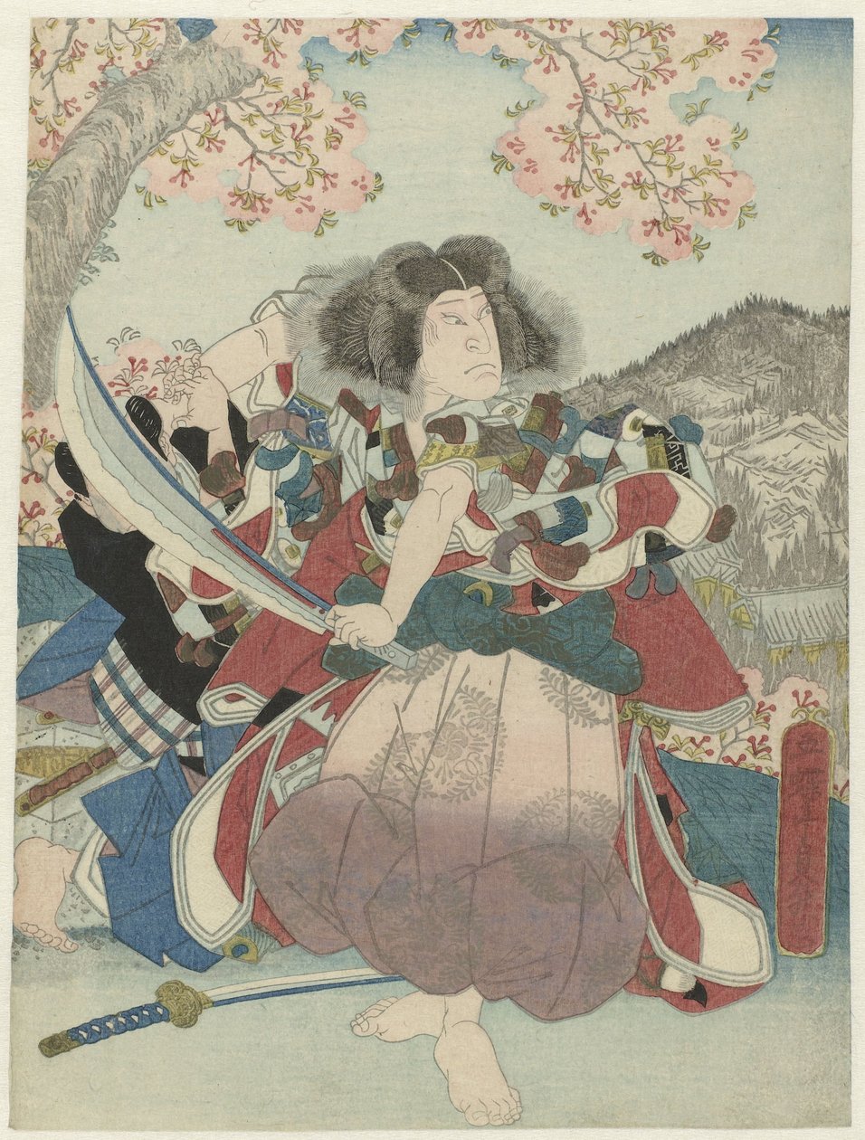 Nakamura Utaemon IV comme Oniwakamaru dans la pièce 