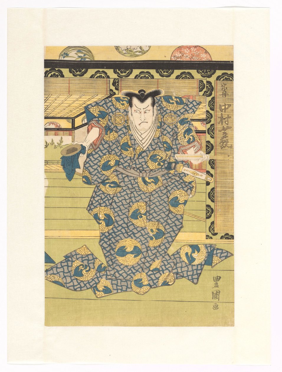 Oguri Shinui, ressemblant à Fukashichi - Utagawa Toyokuni (I)