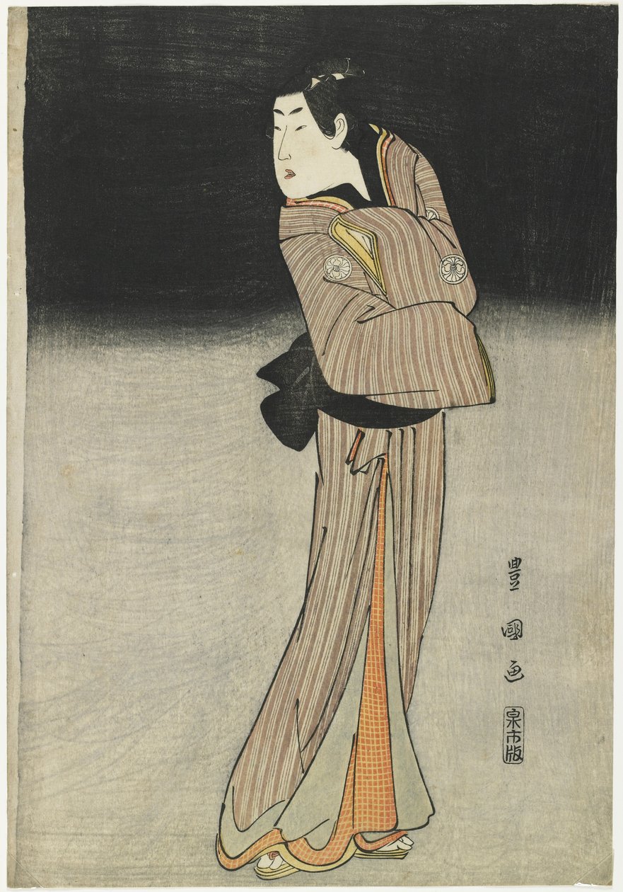 Segawa Kikunojo III en tant que garçon de magasin Cho_kichi, 1796 - Utagawa Toyokuni