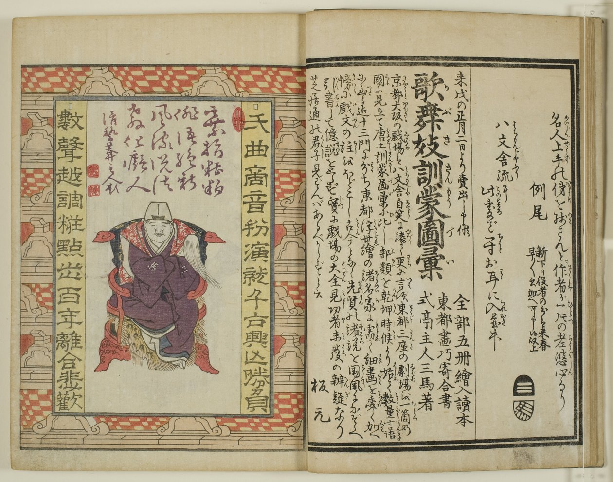 Yakusha Sangai Kyo - Utagawa Toyokuni I
