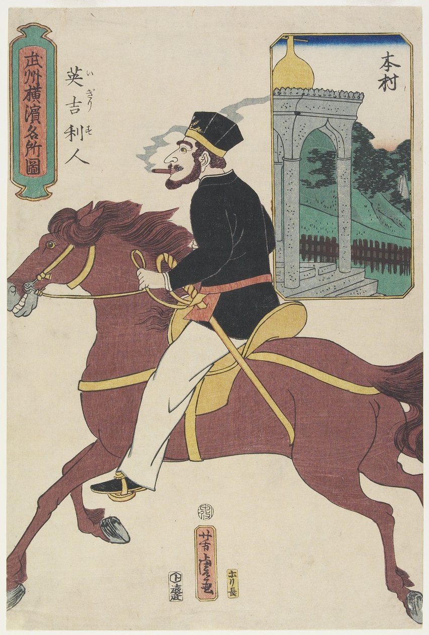 Homme britannique - Utagawa Yoshitora
