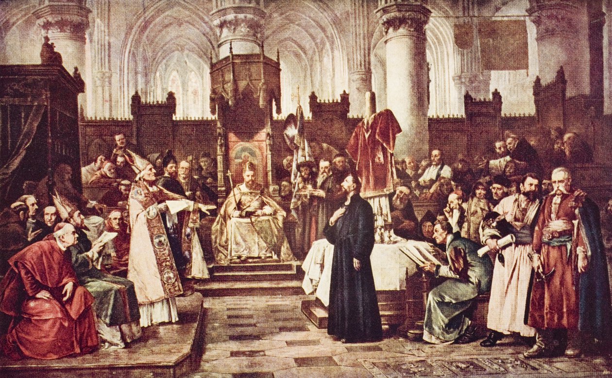Jean Huss à Constance, illustration de 
