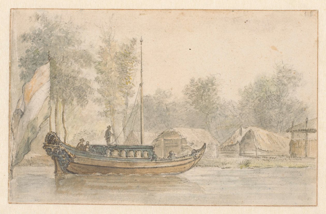 Vue du campement de Guillaume III à Bodegraven - Valentijn Klotz (manner of)