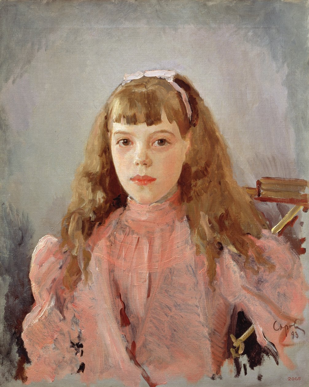 Portrait de la Grande-Duchesse Olga Alexandrovna (1882-1960) 1893 - Valentin Aleksandrovich Serov