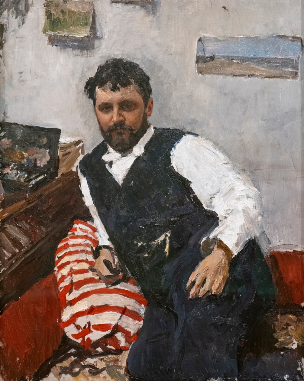 Portrait du peintre Konstantin Korovin - Valentin Aleksandrovich Serov