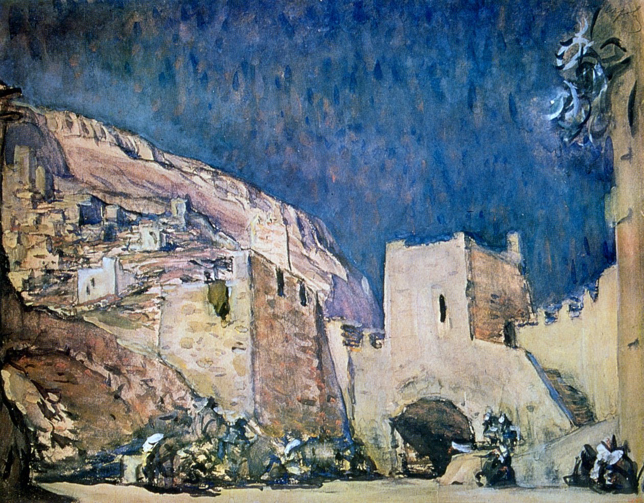 Décor de scène pour l