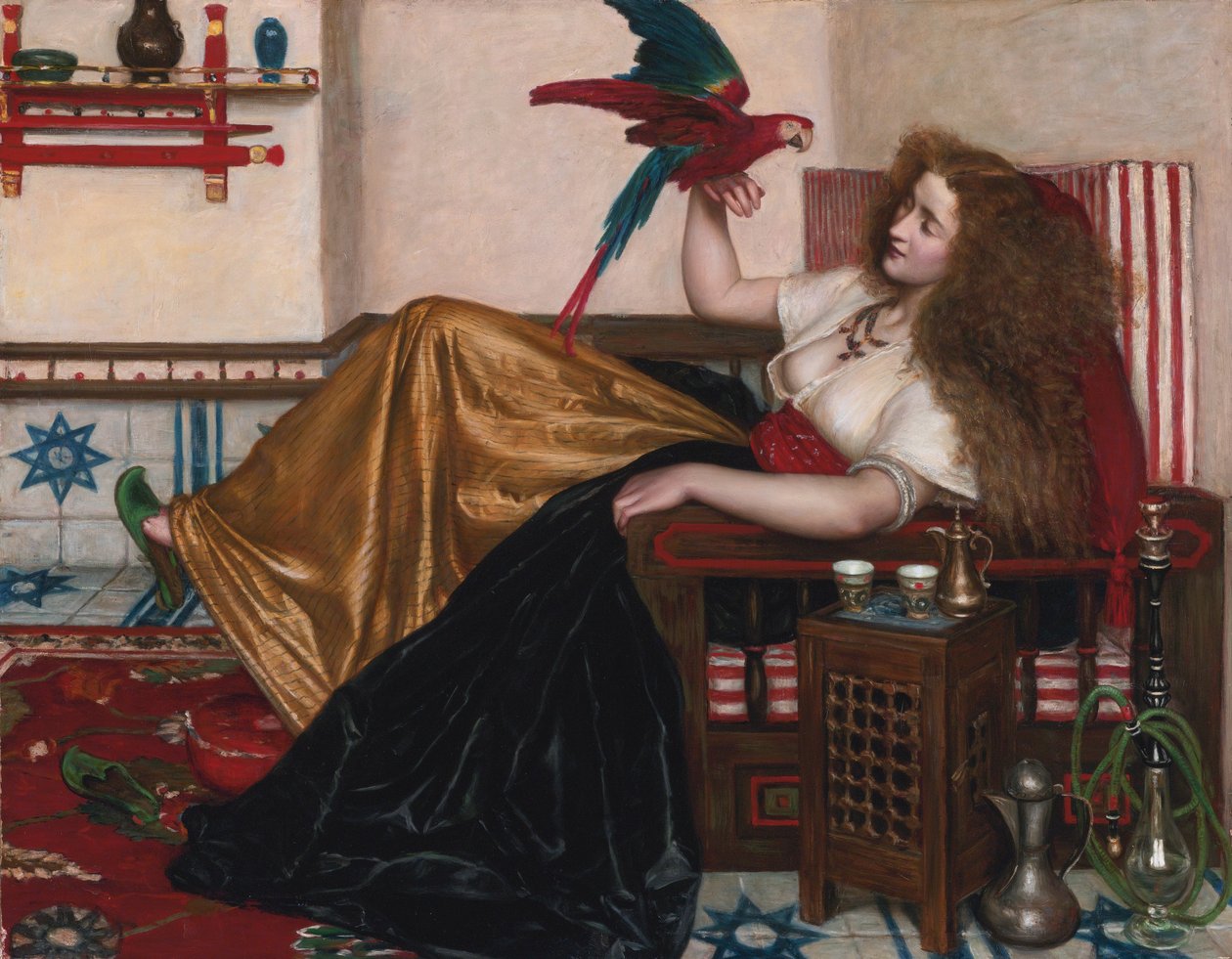 La Dame du Tooti-Nameh ou La Légende du Perroquet - Valentine Cameron Prinsep
