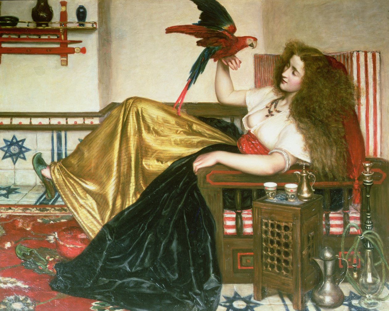 La Dame du Tootni-Nameh, ou La Légende du Perroquet - Valentine Cameron Prinsep