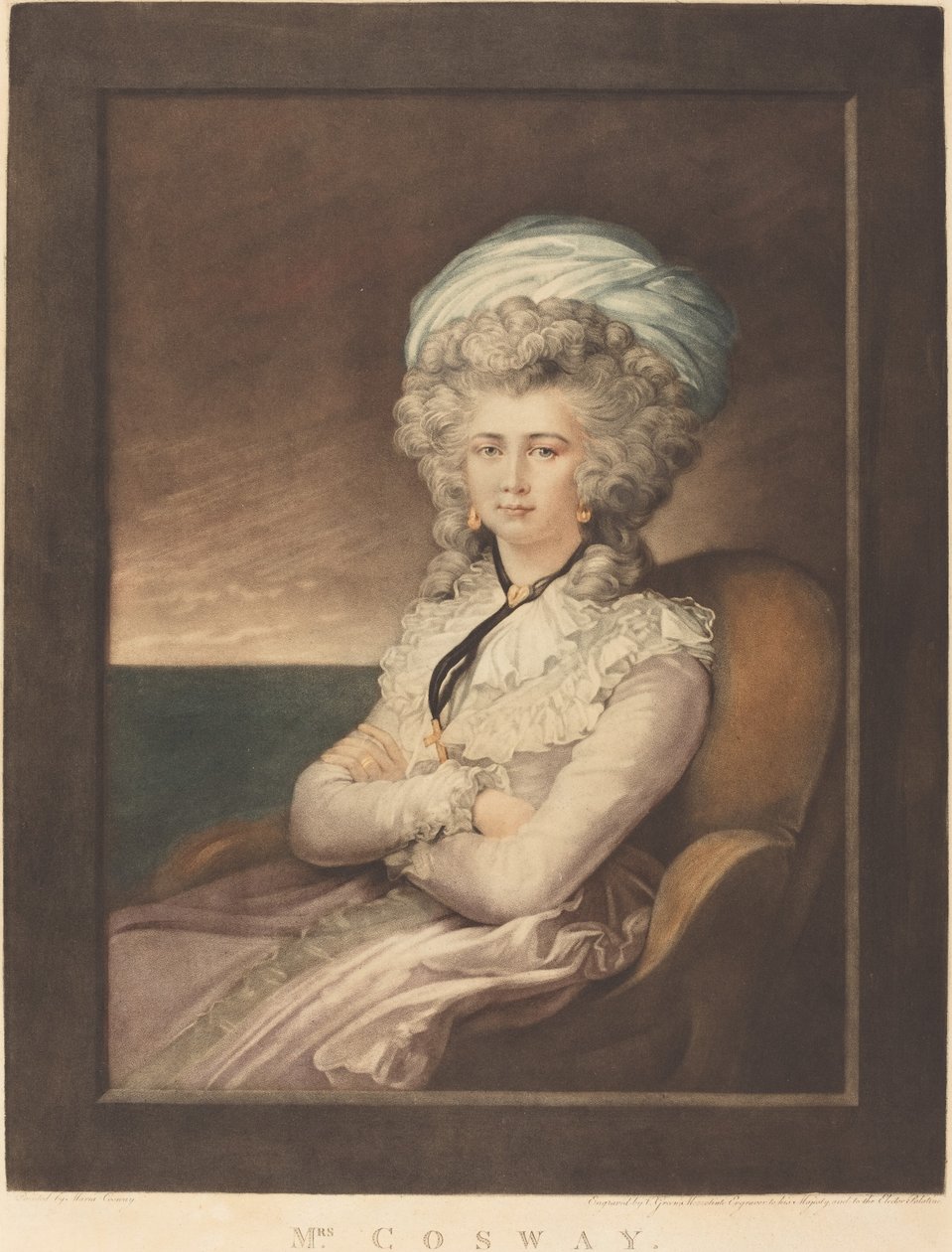 Maria Cecilia Louisa Cosway, 1787 - Valentine Green