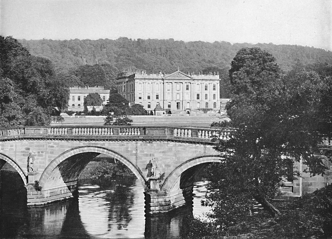 Château de Chatsworth, vers 1896 - Valentine and Sons Ltd