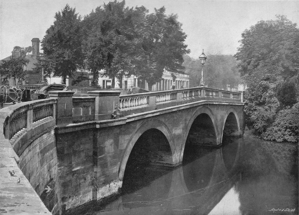 Pont de Leamington, vers 1896 - Valentine and Sons Ltd