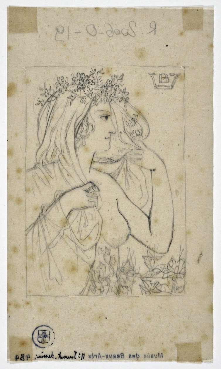 Profil de femme - Valère Bernard