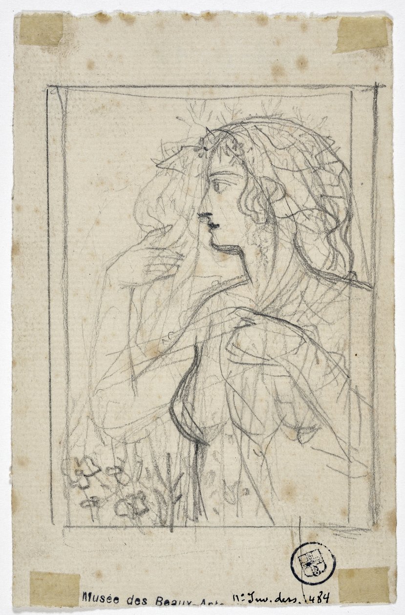 Profil de femme - Valère Bernard