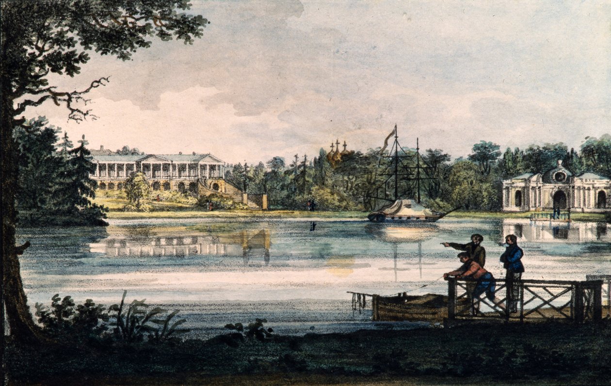 Galerie Cameron au palais Catherine à Tsarskoïe Selo, vers 1820 - Valerian Platonovich Langer