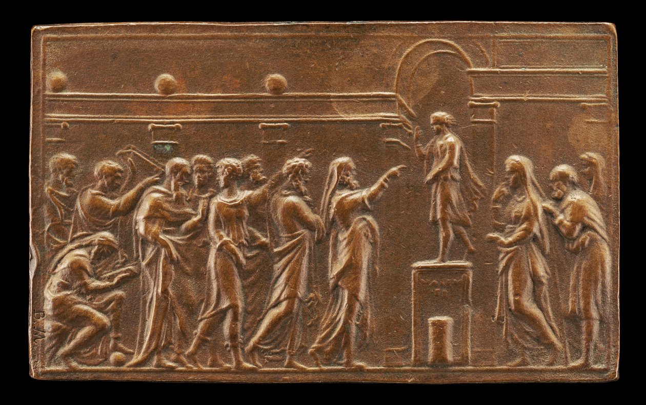 Jésus parmi les docteurs, 1537 ou après - Valerio Belli