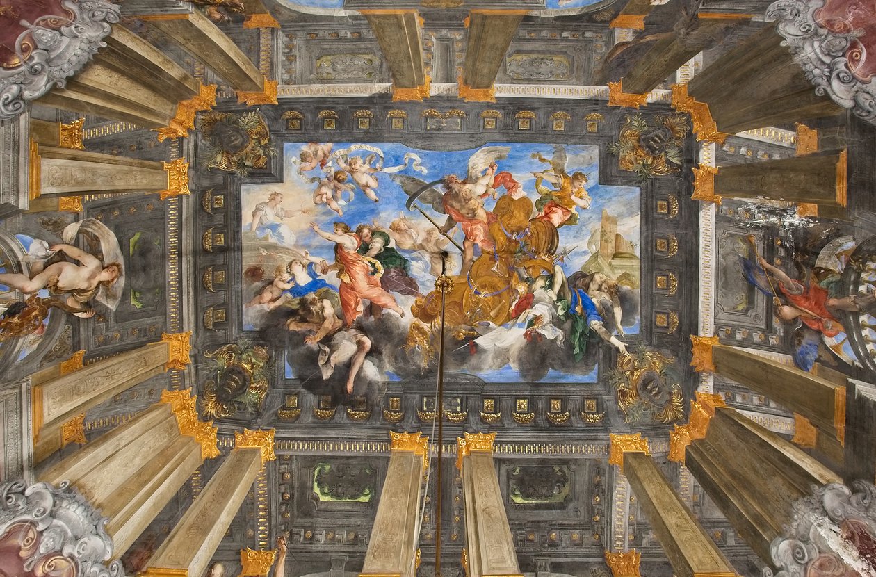 Le Char du Soleil, plafond de la Salle du Temps Carro - Valerio Castello