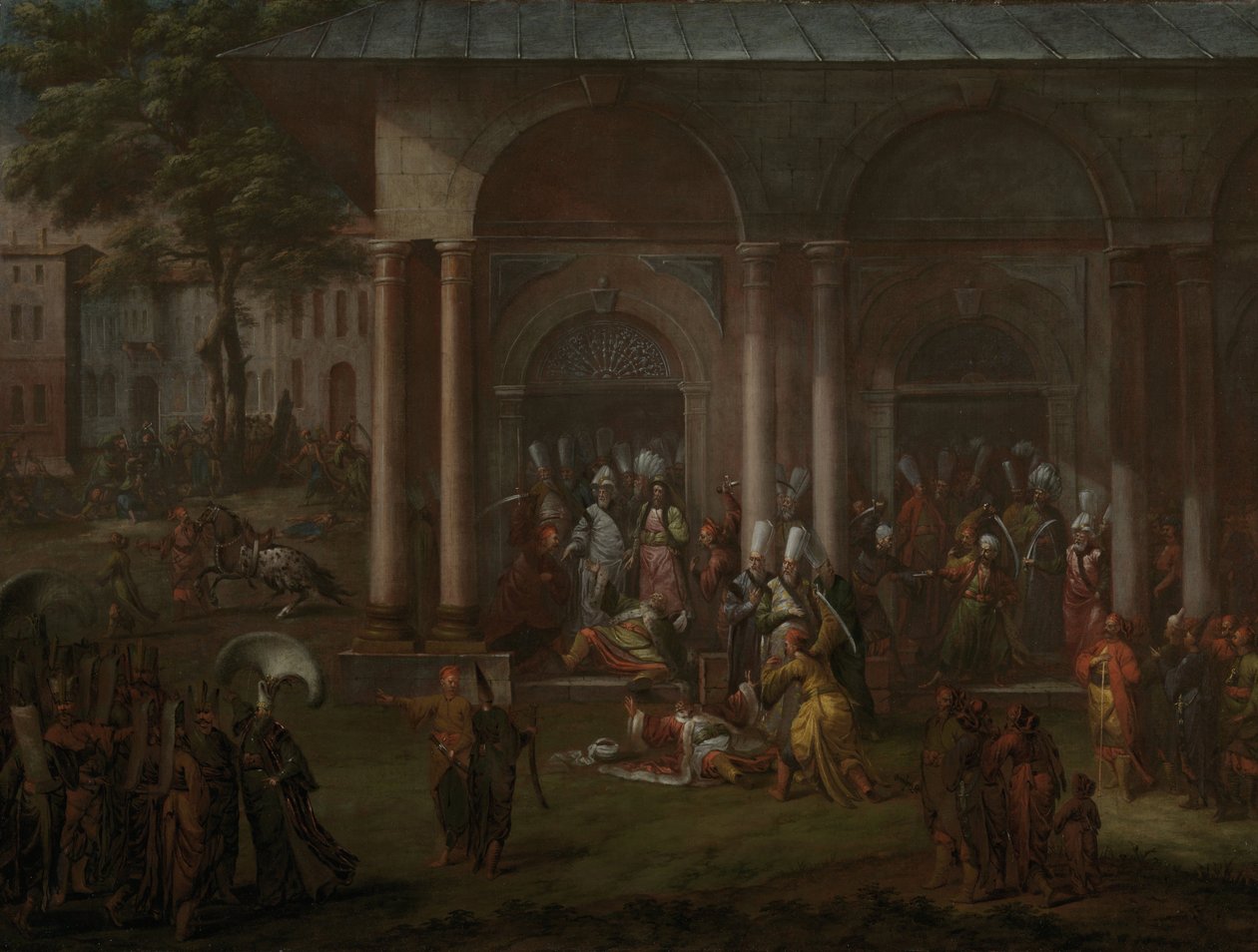 Le Meurtre de Patrona Halil et de ses compagnons rebelles - Vanmour