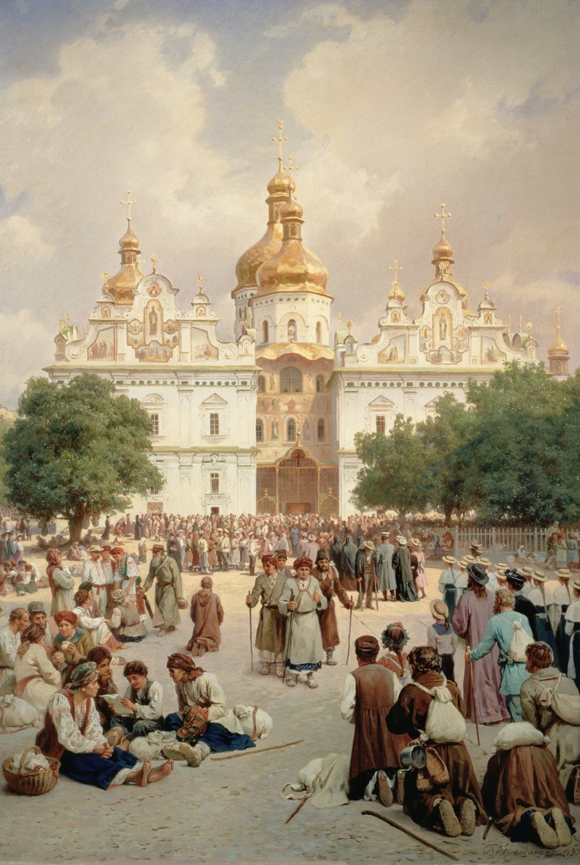 La Grande Église de Kievo-Pecherskaya Lavra à Kiev, 1905 - Vasili Vasilievich Vereshchagin