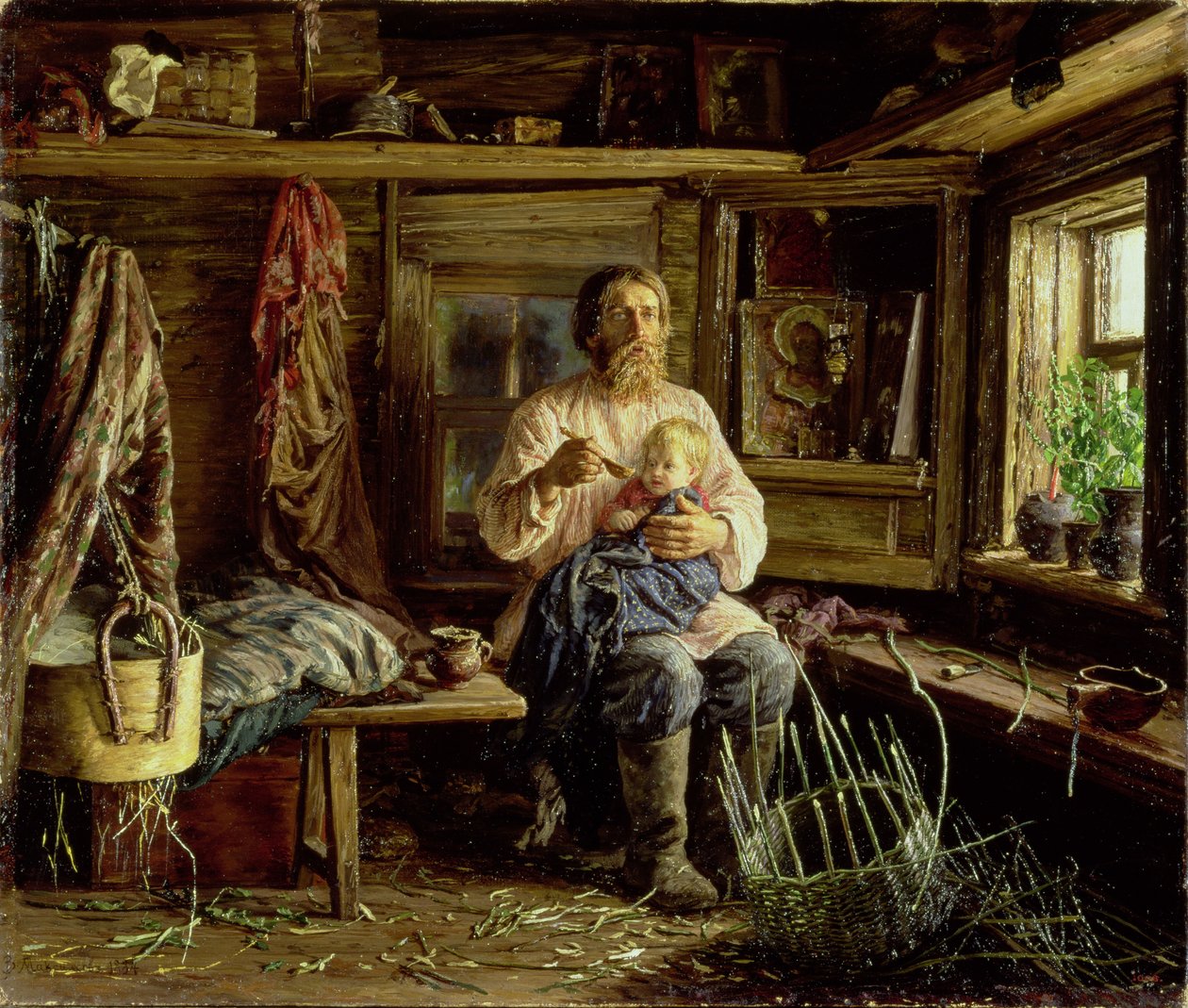 Le Mari Aveugle, 1884 - Vasili Maksimovich Maksimov