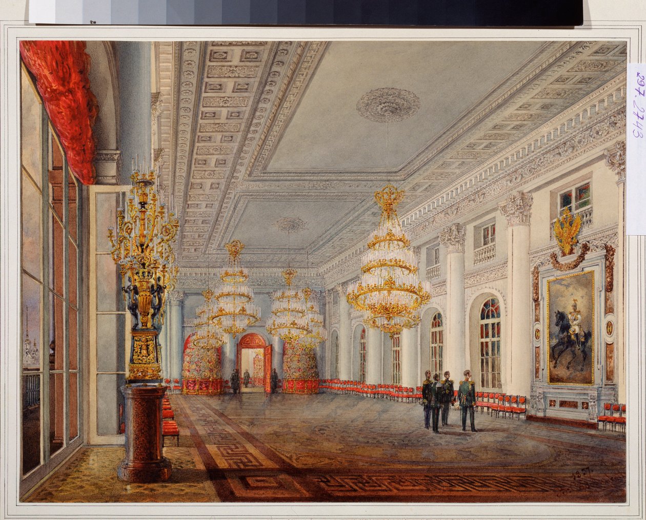 Le grand hall du palais d