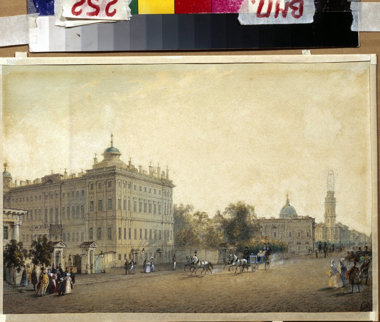 Saint Petersbourg. Le palais Anitchkov - Vasili Semenovich Sadovnikov